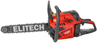 Бензопила Elitech ПБ 4523C (45см3,1.75кВт\2.4л.с.,шина38см,3200-12000об\мин,шаг-0.325",паз-1.3мм)