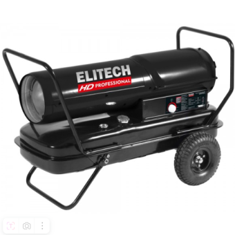 Пушка тепловая дизельная ELITECH HD DGH 55 (51кВт,произ-1100м3\ч,26кг,прям.нагрев) 208279