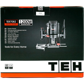 Фрезер TEH TER7082 (1200Вт, размер цанги 6;8мм, набор фрез 12предм.)