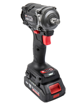 Гайковерт Elitech HD CW2004SL (ударн.,20В,2х2.0Ач,ELP,0-2400у\м,410Нм,кв 1\2",2.1кг,ч,М10-М20,чем)