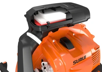 Воздуходув бенз. SURUI EB900 (объем двиг. 75,6куб.см, мощн. 3,3кВт/4,5л.с, 1760m3/Н, вес 12,4кг)