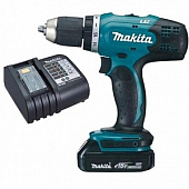 Шуруповерт аккумуляторный Makita DDF453SYX5 (18В,1х1.5АчLi-ion,БЗП-13мм,0-400\1300об\м,42\27Нм,1.8кг