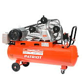 Компрессор PATRIOT PTR 100-670 ременной 380В 3кВт, выход быстросъём, выход елочка 12мм