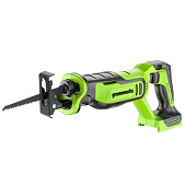 Пила сабельная аккум. Greenworks GPT-BLRS-1 (24V, бесщеточная без АКБ и ЗУ) 1200607