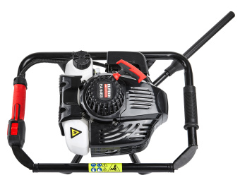 Мотобур  ELITECH HD EA 64ES (2-такт,64см3,2.2кВт/3л.с.,7500об/мин,шнек-ф4-30см,бак1.4л, 11,4кг)
