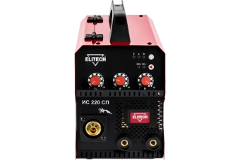 Сварочный полуавтомат Elitech ДМ ИС 220 СП(MIG/MAG,6.9кВт,30-220A(MIG),20-220А(MMA),ПВ=220А/60%)