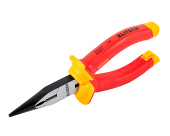 Длинногубцы Elitech 120401 диэлектрические, 160мм, 1000В, CrV   207124