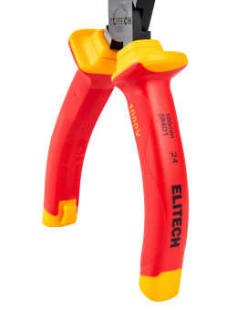 Длинногубцы Elitech 120401 диэлектрические, 160мм, 1000В, CrV   207124