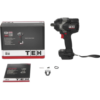 Гайковерт аккум. ударн. TEH LW850N 20V (850Нм, патрон 1/2дюйма с отвер. и фрикц.кольц., без АКБ и ЗУ