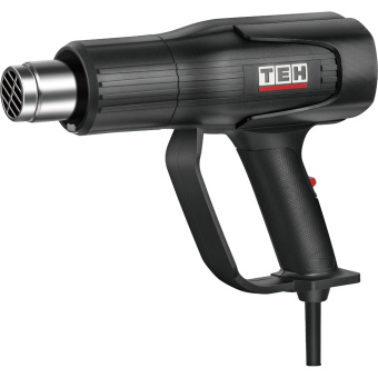 Фен TEH THG2009 (2000Вт, рег. темп. нагрева воздуха от 50 до 600°C, 2скор., кейс, 4 насадки)