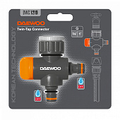 Адаптер DAEWOO DWC 1219 двухканальный для кранов с внешней резьбой G3/4" и 1" (26.5-33.3mm) 