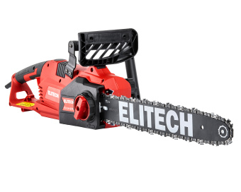 Электропила Elitech ПЭ 2416ПРБ (2200Вт,шина41см,шаг3/8",паз1.3мм,5.4кг,продол. распол. дв-ля) 210671