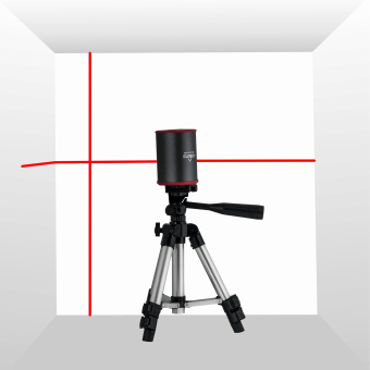Нивелир Elitech ЛН 2К (15м,гор\верт луч,±0,3мм\м,1/4",0.2кг,чем,2АА,штатив,мишень,зажим,очки) 201468