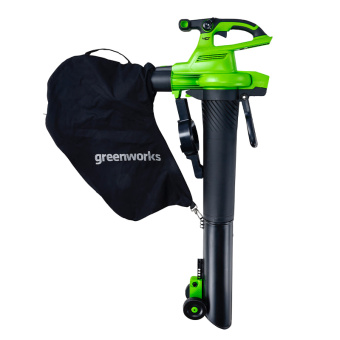 Воздуходув-пылесос садовый аккум. Greenworks GD40BVII (40V, безщеточн.,без АКБ и ЗУ) 2406907