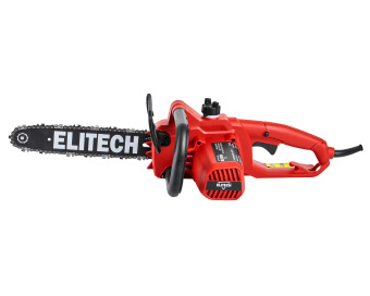 Электропила Elitech ДМ ПЭ 142ПО (1400Вт,шина30см,шаг3/8",паз1.3мм,4,8кг,поперечное распол. дв-ля) 