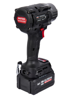 Гайковерт Elitech HD CW2009SL (ударн.,20В,1х4.0Ач,ELP,0-2400у\м,900Нм,кв 1\2",2.2кг,ч,М12-М24,чем