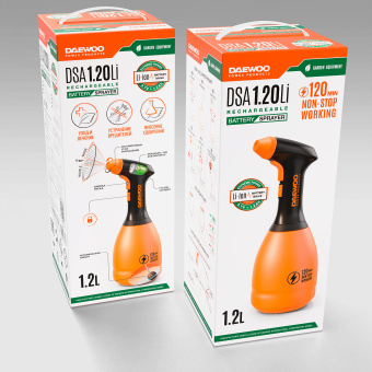 Опрыскиватель аккум. DAEWOO DSA 1.20Li (1,2л., 0,4л/мин, встр.акк.:3,7В, 1,2Ач.) 