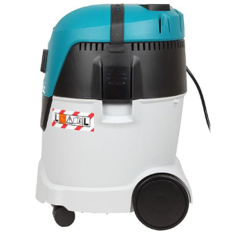 Пылесос Makita VC 2512 L (вл\сух) 1000Вт, 3600л\м, 210мбар, 25л, шланг36ммх3.5м, 8кг,кор, 2насад 