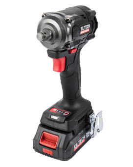 Гайковерт Elitech HD CW2004SL (ударн.,20В,2х2.0Ач,ELP,0-2400у\м,410Нм,кв 1\2",2.1кг,ч,М10-М20,чем)
