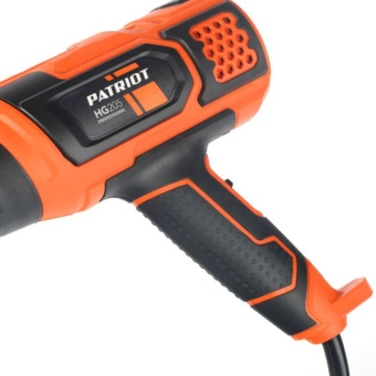 Фен технический PATRIOT HG205 (1600Вт., комплект насадок, стационарное положение, цв. кор) 170301305