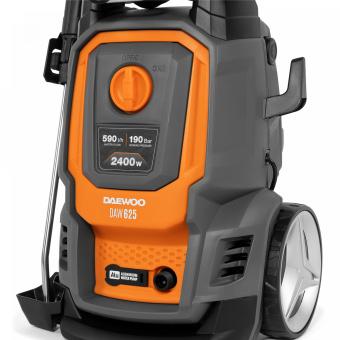 Мойка высокого давления DAEWOO DAW 625 (2400Вт,190Бар, 9,8л/мин.,590л/ч,шланг 8м, 15,6кг,насад.+бут)