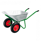 Тачка строительная 2-кол MAWIPRO ТС-231 HOME 110л, 0,7мм, 250кг, PR13" (3.25*8) 20мм.
