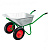 Тачка строительная 2-кол MAWIPRO ТС-231 HOME 110л, 0,7мм, 250кг, PR13" (3.25*8) 20мм.