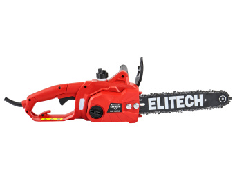 Электропила Elitech ДМ ПЭ 142ПО (1400Вт,шина30см,шаг3/8",паз1.3мм,4,8кг,поперечное распол. дв-ля) 