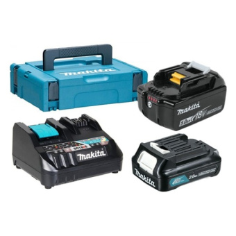 Набор инструмента Makita PSK LXT/MKP2NX1 (DC18RE-1шт+BL1021B-1шт+BL1850B-1шт+кейс Makpac) 199024-2