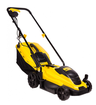Газонокосилка эл. CHAMPION EM3313 (1300Вт, пласт.+ткань травосборн., 35л, 330мм, 25-65мм, 8,8кг)