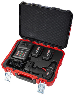 Шуруповерт аккум. Elitech HD CD 20ISL2 (удар.20В,2х4.0Ач,ELP,БЗП-13мм,0-550\2100об\м,65Нм,1,2кг,чем)