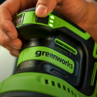 Эксцентриковая шлифмашина аккум. Greenworks OS325 (125мм,без АКБ и ЗУ) 3100907