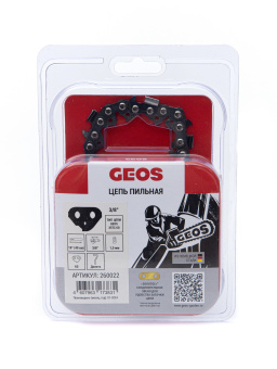 Цепь пильная GEOS 35TC 60 (16", 3/8", 1,5мм, 60зв, долото)  260022