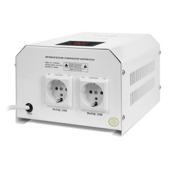 Стабилизатор напряжения DAEWOO DW-TM2kVA (2000Вт, 140-270В, КПД 95%, 2х220В)