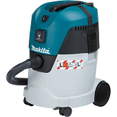 Пылесос Makita VC 2512 L (вл\сух) 1000Вт, 3600л\м, 210мбар, 25л, шланг36ммх3.5м, 8кг,кор, 2насад 