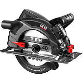 Пила циркулярная TEH TC19014L (1400Вт, 190мм, 20мм, Мах глуб.реза 63мм, лит. алюм. платф., лаз. указ