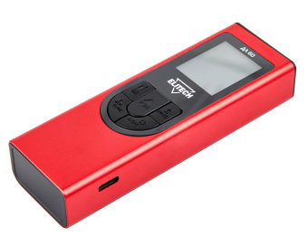 Измеритель длины  Elitech ДМ ДЛ 60 (0.03-60м,точн ±3мм/м,аккум. встр. Li-ion,USB,0.05кг,мет.корпус