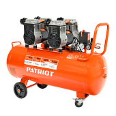 Компрессор PATRIOT WO 80-360 (поршн. безмасл.,360л/мин,8бар,2200Вт,80л, быстросъем и "елочка" с вент