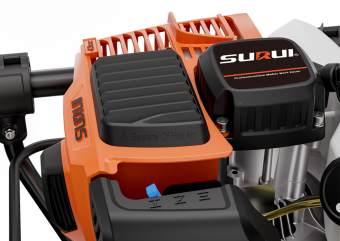 Бензобур SURUI AG52SE (объем двигателя 51,8куб.см, мощность 1,5кВт/2,1л.с, вес 11кг)