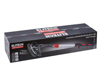 Машина для шлифовки стен ELITECH HD DWS 1923ELV (850Вт,ф225мм,0-1200об\мин,штанга 1900мм,3.8кг,сумка