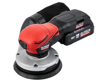 Эксцентр. шлифмашина акк. Elitech HD COS 2012 SL(б\щет,20В,2х2.0Ач,ELP,ф150мм,6000-10000об\м,ампл-2.