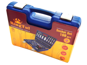 Набор инструментов KINGTUL 108 пр. 1/4", 1/2" (6гр.) КТ108