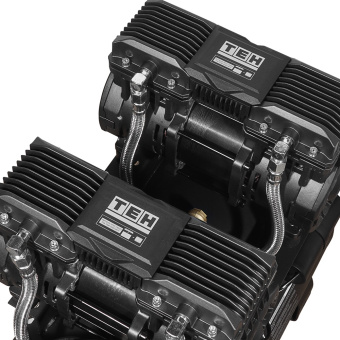 Компрессор TEH TAC50L (420л\мин., 8Атм, безмал., ресивер 50л, медная обмотка, 2 двиг. по 1,5кВт)