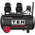 Компрессор TEH TAC50L (420л\мин., 8Атм, безмал., ресивер 50л, медная обмотка, 2 двиг. по 1,5кВт)