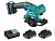 Пила циркулярная аккум.Makita HS 301 DWAE(10.8В,2х2АчLi-ion(слайдер),1500об\м,диск-ф85мм,рез-25.5мм,