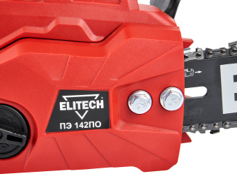 Электропила Elitech ДМ ПЭ 142ПО (1400Вт,шина30см,шаг3/8",паз1.3мм,4,8кг,поперечное распол. дв-ля) 