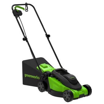 Газонокосилка электрическая Greenworks GD1200LM32 (1200Вт, 32см, 30л, 9,2кг) 2517807
