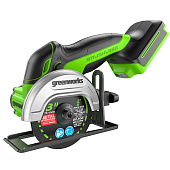 УШМ аккум. Greenworks GD24UCS (24V, бесщет., 76мм, мини ,без АКБ и ЗУ) 3402007