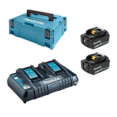 Набор инструмента Makita PSK MKP3G182 (BL1860B*2шт, DC18RD кейс, MakPac, тип2) 198080-9