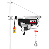 Таль электрическая TEH TTL1000 (1300Вт, 500/1000кг, трос 12м, до 1000кг на высоту до 6м, трос 6мм)
